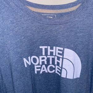 Light Blue North Face Tee Shirt